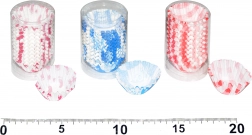Colorful paper confectionery cups, 200 pcs (Ø 3 cm, height 1.5 cm)
