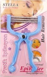 Handmatige gezichtsepilator - blauw