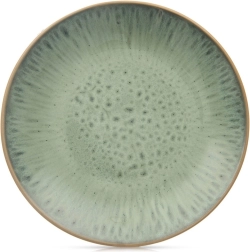 Ceramic dessert plate green Glaze 20.5 cm