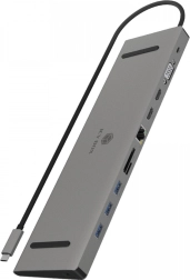 Icy Box 11v1 USB‑C dokovací stanice s podporou 100W PD