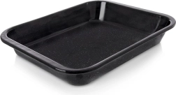 Plaque de cuisson profonde émaillée 31 × 25 × 4,5 cm