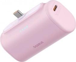 Power bank a ricarica rapida BASEUS Compact USB‑C 5000 mAh, 20 W – rosa
