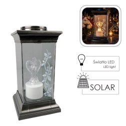 Solar lantern with LED angel 28 cm