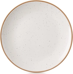 Ceramic dessert plate beige 20 cm