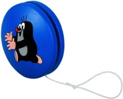 Detoa blue yo-yo with the Little Mole running