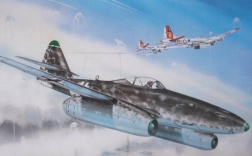 Modello di aereo Messerschmitt Me 262 A-1a 1:72