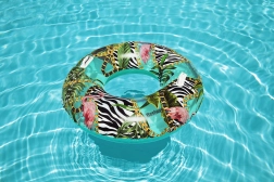 Bestway inflatable swim ring with palm design 114 cm