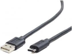USB kabel 2.0 USB‑A na USB‑C, 1 m, črn