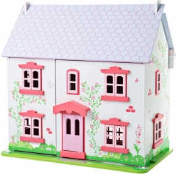 Casa delle bambole rosa Bigjigs Toys