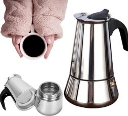 Rozsdamentes acél moka kávéfőző 600 ml