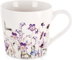 Porcelain mug Meadow 430 ml with floral motif