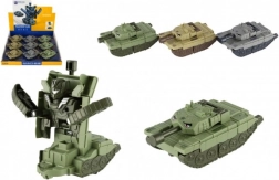 Transformirajući tenk/robot plastični 14 cm na inerciju