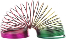 Mavrična vzmet v kovinskih barvah