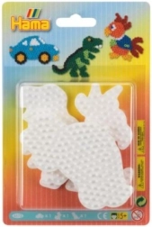 Base per perline da stirare con motivi Auto, Pappagallo e Dinosauro