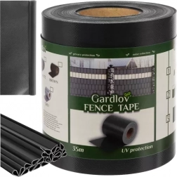 Antracitová záhradná páska 19cm x 35m 630g/m2