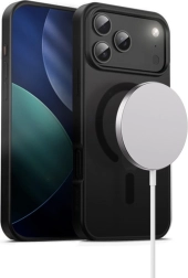 Hybrid Frost Mag Cover Case for iPhone 17 Pro Max with MagSafe black