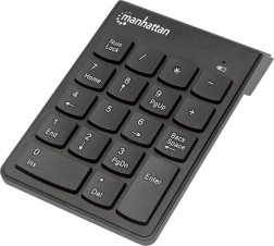 Wireless Asynchronous Numeric Keypad 18 Keys Black