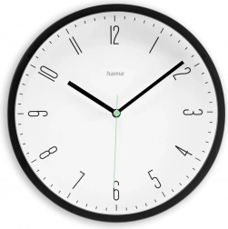 Capri 25 cm Wall Clock, Black