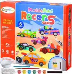 Kreatívna sada na výrobu magnetiek – autíčka