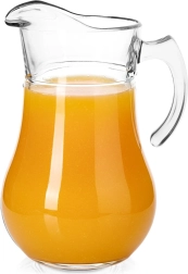 Glaskrug mit Deckel 2,4 l