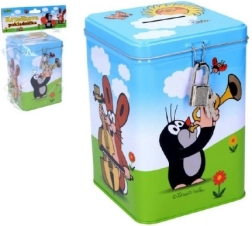 Limena štedna kasica KRTEK s lokotom 11 × 15 cm