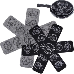 Felt protective pan inserts 24 and 32 cm, 2 pcs