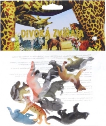 Animali del bosco – set di 10 figurine di plastica