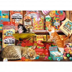 1000-piece Puzzle Cat Delights