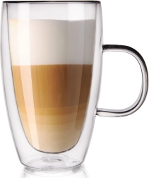 Verre isotherme à double paroi pour latte 430 ml