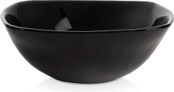 Glass Bowl LUNA 190 ml Black 11.5 cm