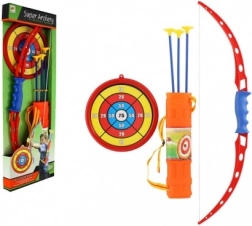 Kids’ archery set with target and suction-cup arrows