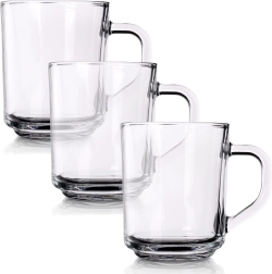 Kozarci za kavo in čaj 230 ml, set 3 kos