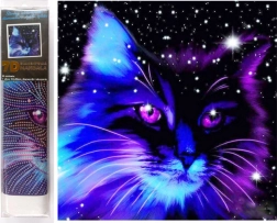 Diamond Painting 7D Star Kitten 30x30 cm