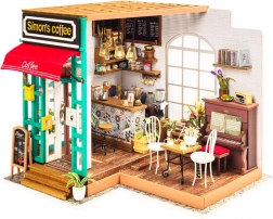 RoboTime miniature dollhouse – café