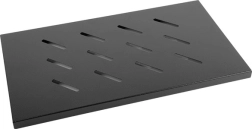 Rack Shelf for 19'' Cabinet 600mm 1U Black
