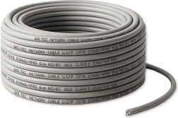 Cavo patch UTP CAT6 50 m grigio – conduttore in rame per LAN gigabit