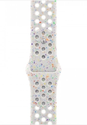 Športový pásik Nike v čistej platinovej farbe pre púzdro 46 mm - veľkosť S/M