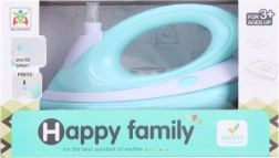 Ferro da stiro giocattolo in plastica a batterie con spruzzatore d’acqua