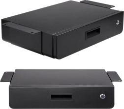 MACLEAN MC-461 zárható, asztallap alatti fiók, rendező, 5 kg, fekete