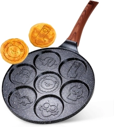 Granitová panvica na vajcia 7 otvorov BLACK & WOOD 26 cm