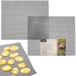 Teflonska mrežasta podloga za žar 40 × 33 cm, 2 kosa