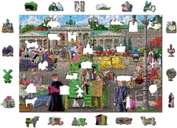 Puzzle in legno con figurine - Piazza di Parigi a Berlino