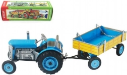 Zetor Tractor with Blue Trailer
