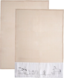 Cotton Kitchen Towels 70 × 50 cm, 2 pcs