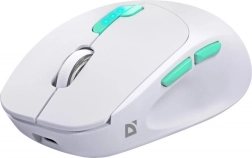 Defender Nitta MM-307 wireless mouse, Bluetooth + 2.4 GHz, 1600 DPI, white