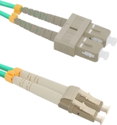 Patchcord ottico LC/UPC-SC/UPC multimodale OM4 1m
