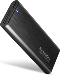 Custodia esterna in alluminio senza viti AXAGON con USB-C 3.2 Gen 2 per SSD M.2 NVMe / SATA
