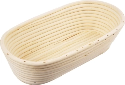 Rattan proofing basket for bread 1 kg, 26 × 13 × 9 cm