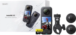 Insta360 X3 Motorcycle Edition kamera akcji 360° z zestawem motocyklowym 128GB