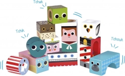 Vilac wooden sound blocks with sea theme, 11 pcs